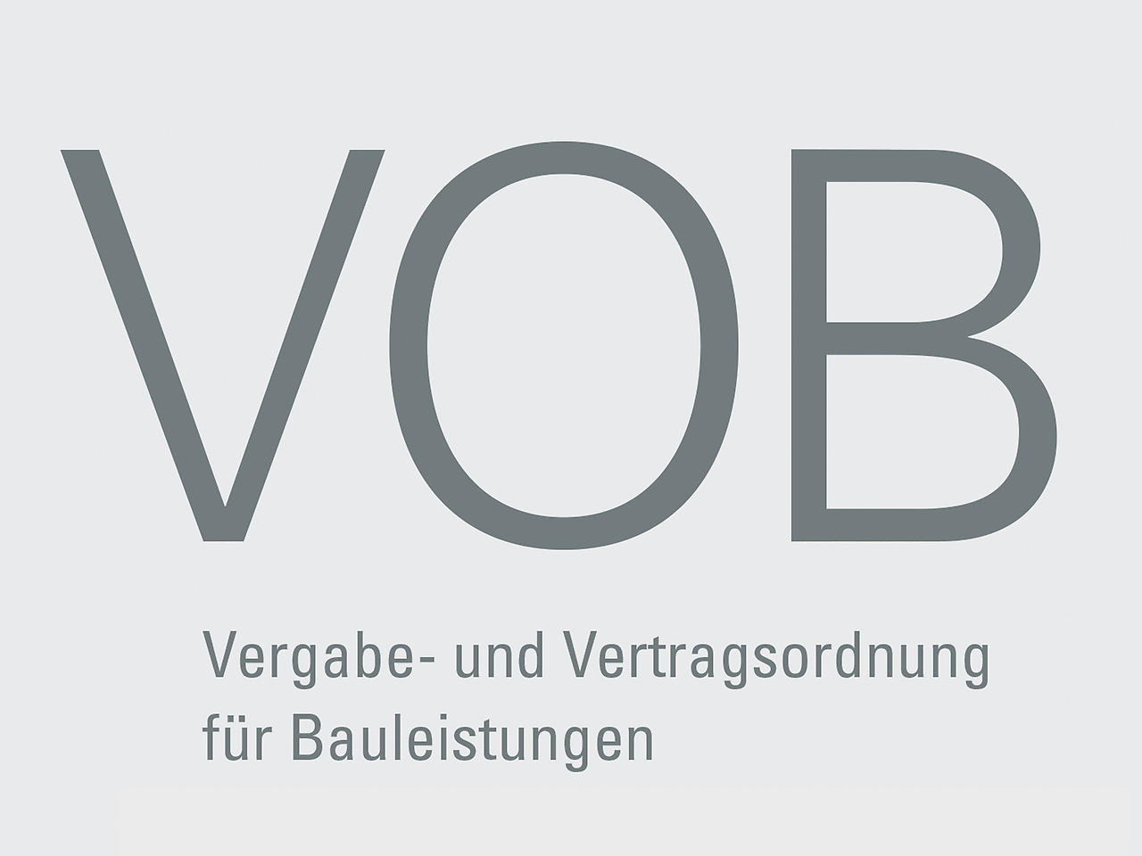 Abbildung VOB neutral