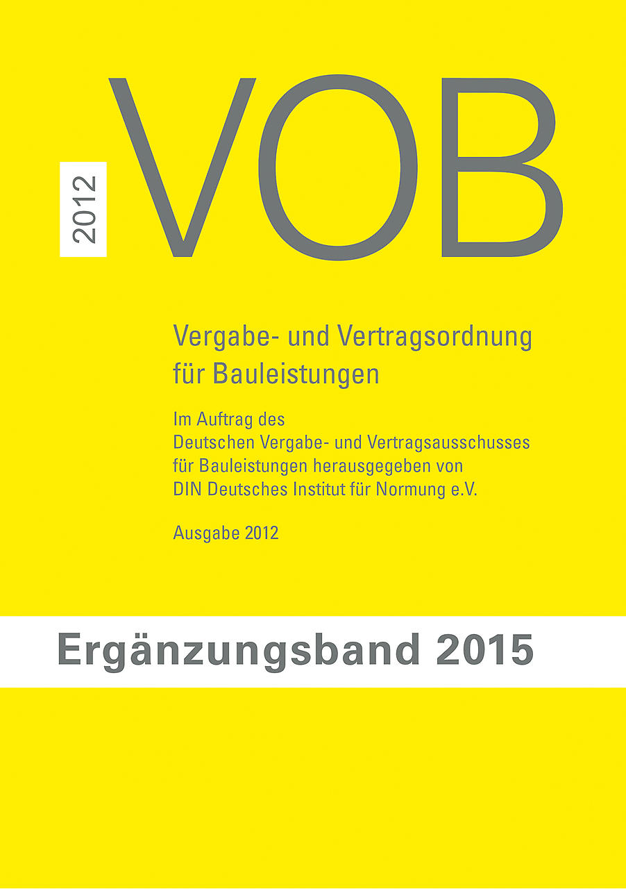 Cover_VOB-Ergänzungsband-2015_Beuth